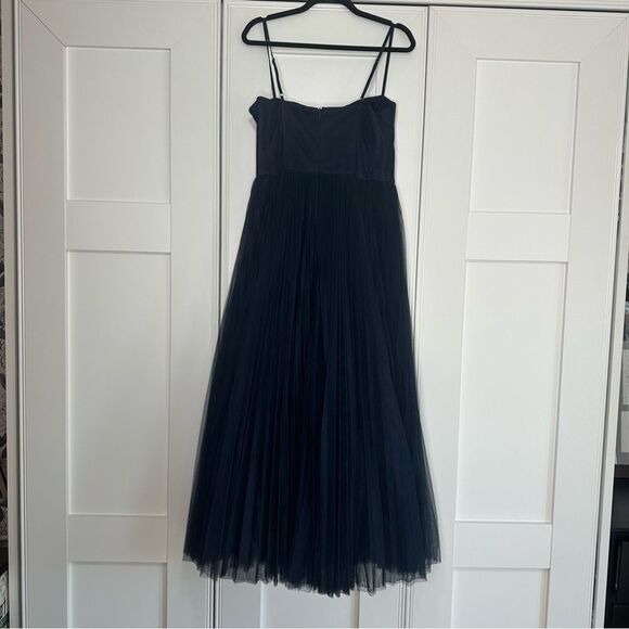 Hutch Amara 12 NEW Navy Tulle MIDI corset Dress (V1) Reg. $348 - Picture 5 of 13